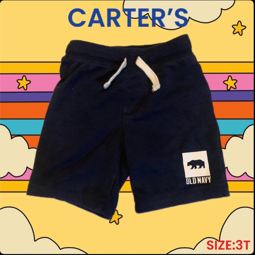 CARTERS DARK NAVY BLUE SIZE 3T BOTTOMS FOR KIDS
